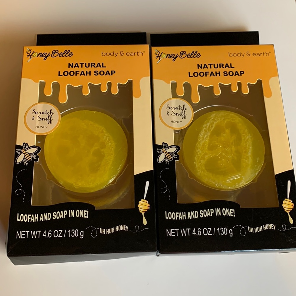Honey Natural Loofah Soap 2